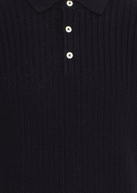 Polo Shirt Knit Dark Navy