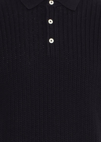 Polo Shirt Knit Dark Navy