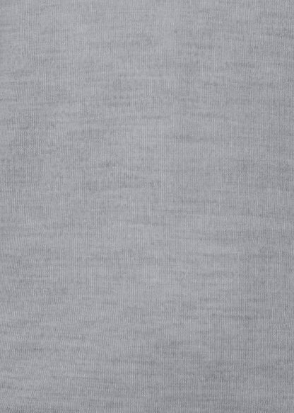 Fine Knit Crew Neck Light Grey