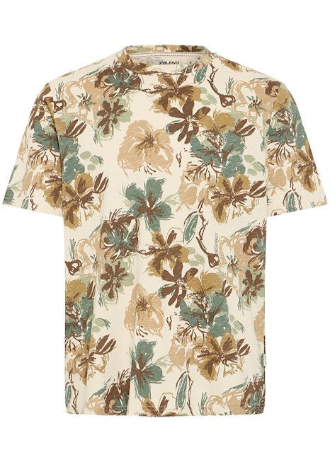 Flower T-Shirt Beige & Sage