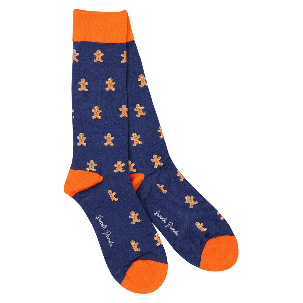 Bamboo Christmas Print Socks