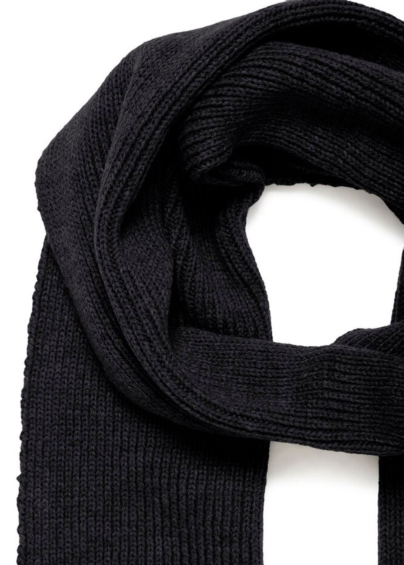 Lambswool Scarf Black
