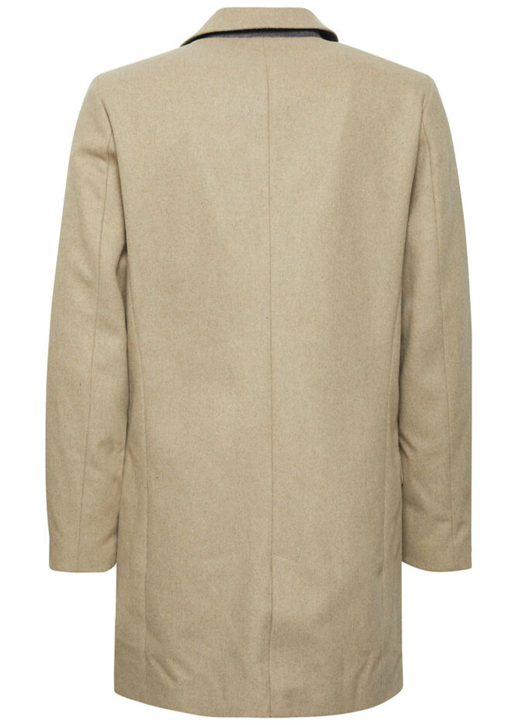Men's Long Coat Beige