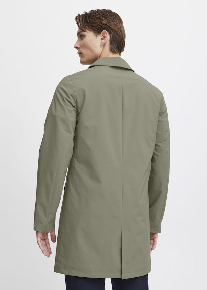 Long Mac Jacket Sage