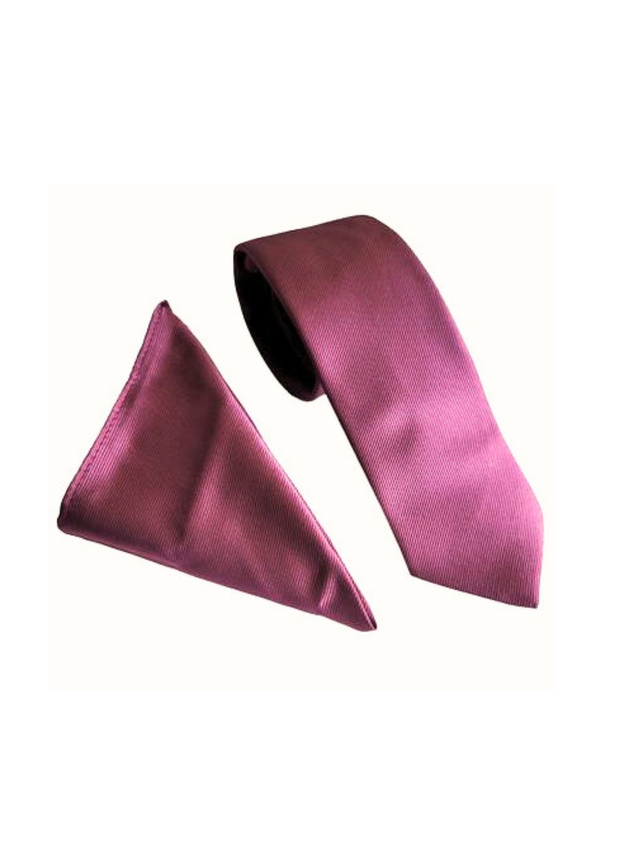 Plain Twill Tie & Pocket Square Set