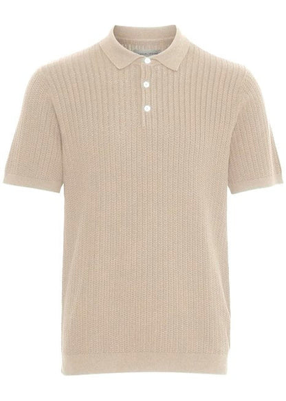 Polo Shirt Knit Sandstone