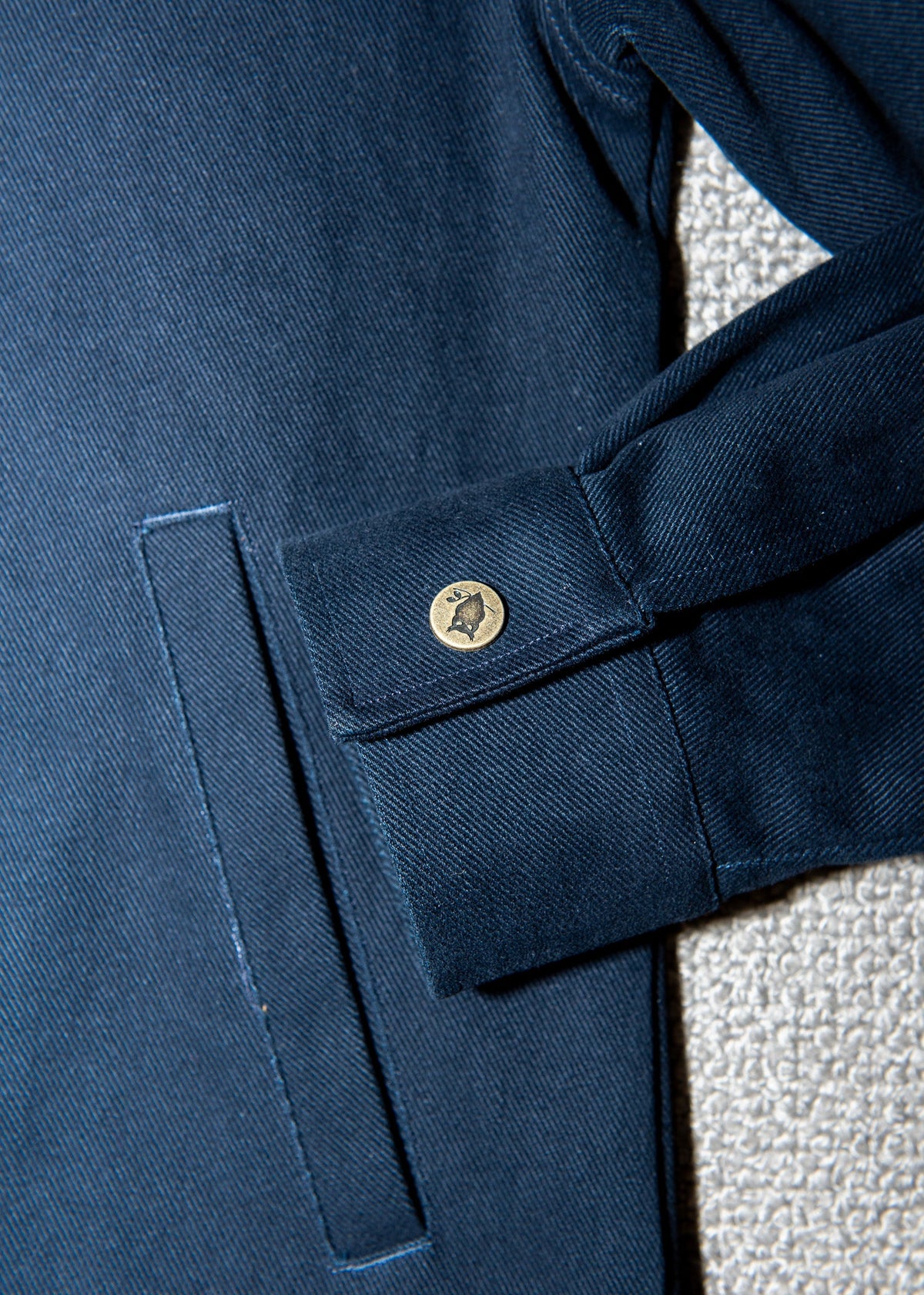 SUAVE OWL Twill Jacket Navy