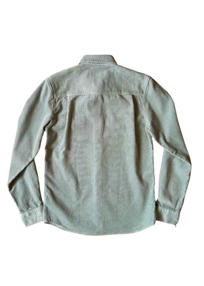 SUAVE OWL Men's Corduroy Overshirt Sage Back