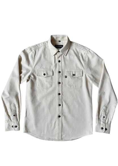 SUAVE OWL Best Men's Twill Overshirt Stone