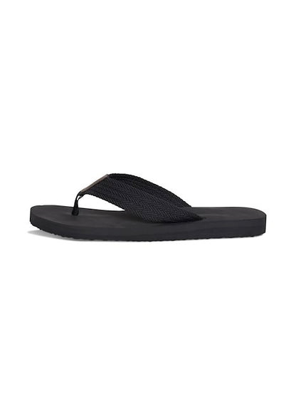 Black Flip Flop Sandals